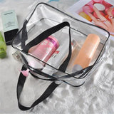 Transparent Waterproof Toiletry Bag Set for Outdoor Travel