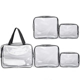 Transparent Waterproof Toiletry Bag Set for Outdoor Travel