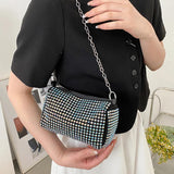 Rhinestone Handbag Women Shoulder Bag Purse Crossbody Bag