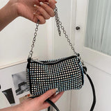 Rhinestone Handbag Women Shoulder Bag Purse Crossbody Bag
