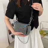 Rhinestone Handbag Women Shoulder Bag Purse Crossbody Bag