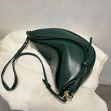 Women's Soft PU Leather Saddle Bag Crossbody Handbag