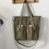 Large Capacity Canvas Bag Waterproof Bag Female Messenger Student Harajuku Japan