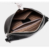 Vintage Leather Sling Waist Handbag for Women