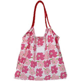 Retro Flower Women Shopping Shoulder Bag Large Capacity Ladies Portable Tote