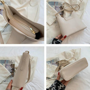 Women Shoulder Bags PU Leather Large Capacity All-match Handbags