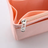 Felt Bag Organizer Insert for Makeup Backpack Storage
