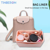 Felt Bag Organizer Insert for Makeup Backpack Storage