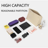 Felt Cloth Makeup Bag Liner Insert Portable Travel Purse Organizer