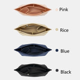 Felt Cloth Makeup Bag Liner Insert Portable Travel Purse Organizer