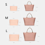 Felt Cloth Makeup Bag Liner Insert Portable Travel Purse Organizer