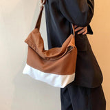 Large Canvas Crossbody Bag for Women Cotton Cloth Handbag