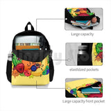 Outdoor Hiking Backpack Riding Climbing Sports Bag Funny Fruit Illustration