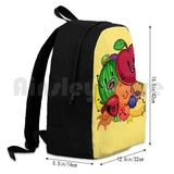 Outdoor Hiking Backpack Riding Climbing Sports Bag Funny Fruit Illustration