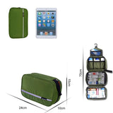 Men Toiletry Bag Green Makeup Pouch Travel Beauty Organizer