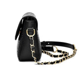 Crocodile Pattern Shoulder Messenger Bag for Women