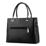 Pure PU Leather Tassel Tote Bag for Mom's Birthday