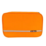 Waterproof Outdoor Toiletry Bag Orange Wash Pouch Travel Organizer