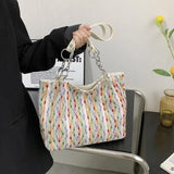 Women's Shoulder Bag Reusable Shopping Tote Handbag