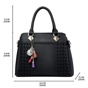Women Crossbody Shoulder Bags Tassel Handbag Sequined Party Purse