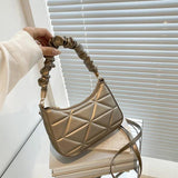 Plaid Crossbody Bag for Women Small Top Handle Bag
