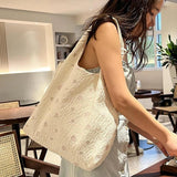 Large Capacity Women Tote Bag High Print Canvas Single Shoulder Bag