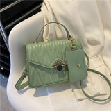 Women Bag Shoulder Messenger Crossbody Casual Portable Square Bag