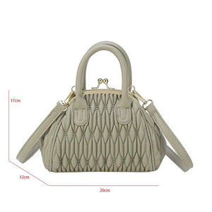 Shell Handbag Shoulder Bag For Women Clip Crossbody Bag Quilted Lady Bag