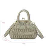 Shell Handbag Shoulder Bag For Women Clip Crossbody Bag Quilted Lady Bag