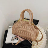Shell Handbag Shoulder Bag For Women Clip Crossbody Bag Quilted Lady Bag