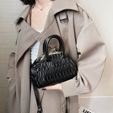 Shell Handbag Shoulder Bag For Women Clip Crossbody Bag Quilted Lady Bag
