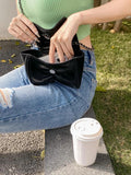 Bowknot Women Small Shoulder Bag Portable Female Crossbody Bags Solid Ladies Clu