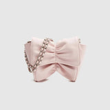 Bowknot Women Small Shoulder Bag Portable Female Crossbody Bags Solid Ladies Clu