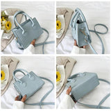 Crocodile Pattern PU Leather Crossbody Bags for Women Chain Shoulder Handbags
