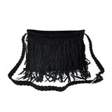 Boho Hippie Fringed Tassel Suede Shoulder Messenger Bag
