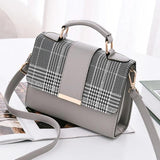 Small Flap Crossbody Handbags PU Leather Top Handle Messenger Bag