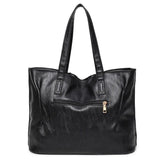 Women's PU Leather Large Tote Bag Shoulder Handbag