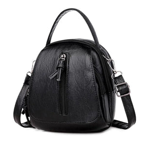 Vintage Soft Women Shoulder Bags Mini Top Handle Bags Crossbody Bags
