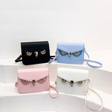 Sequined Owl Flap Shoulder Bag Chains Messenger Armpit Bags