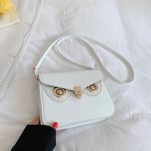 Sequined Owl Flap Shoulder Bag Chains Messenger Armpit Bags