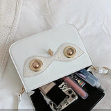 Sequined Owl Flap Shoulder Bag Chains Messenger Armpit Bags