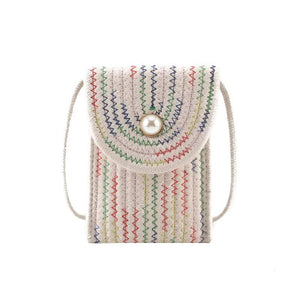 Cotton & Linen One-shoulder Phone Bag Girl Gift