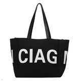 Canvas Shoulder Bag Large Capacity Tote Bag for Women