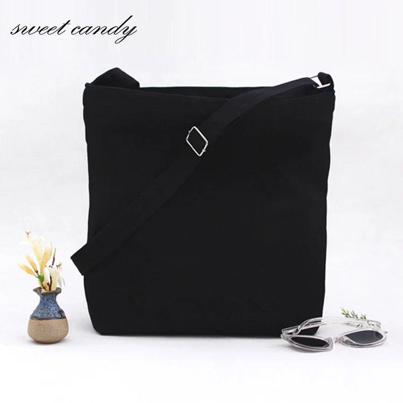 Canvas Shoulder Bag Messenger Bag Ladies Handbag Large Capacity