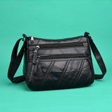 Soft Sheepskin Leather Shoulder Bag Tassel Female Handbag