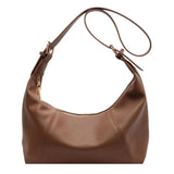 Large Capacity Shoulder Bag for Women Solid Casual Travel Handbag