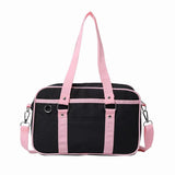 Japanese Style Women Canvas Satchel Handbag School Book Bags
