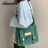 Japanese Style Crossbody Bag Waterproof School Bag