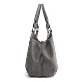 Canvas Women Shoulder Bag Multi-layer Pockets Casual Tote Shopping Hobos