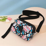 Rural Floral Style Mini Shoulder Bag Waterproof Handbag